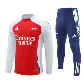 Arsenal Quarter-Zip Sweat de Treino 2024-25 Vermelha